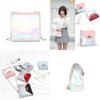 Elegant Fashion Women Mini Chain Bag With Laser Clear Design Shoulder Handbag