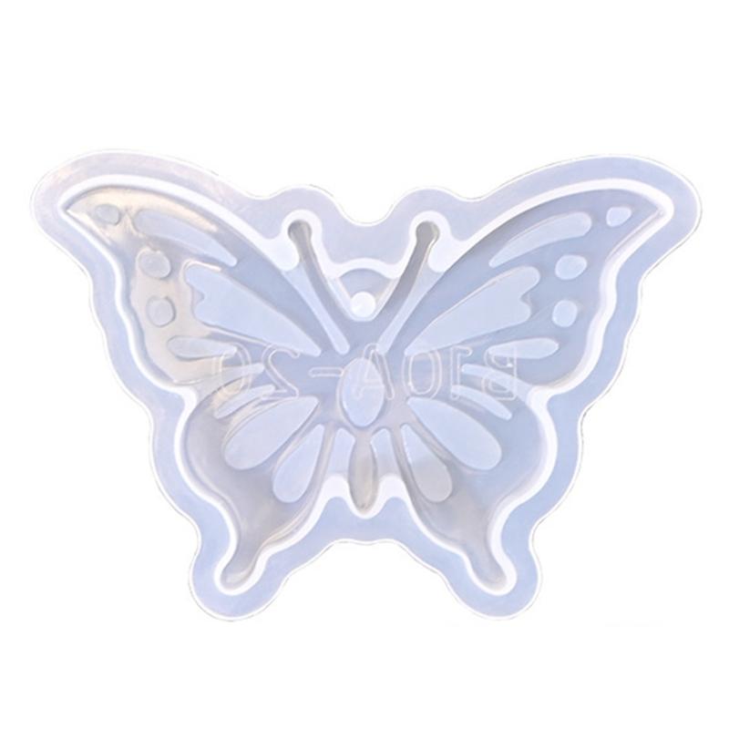 

Butterfly Shape Pendant Silicone Molds for Epoxy Resin Earring Jewelry Making Resin Jewelry Silicone Molds with Hole 1