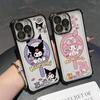 Phone Cover Case for Apple iPhone 17 Pro Max 11 Air 16e 14 16 Pro 12 Plus 15 13 Cartoon Cute Kuromi