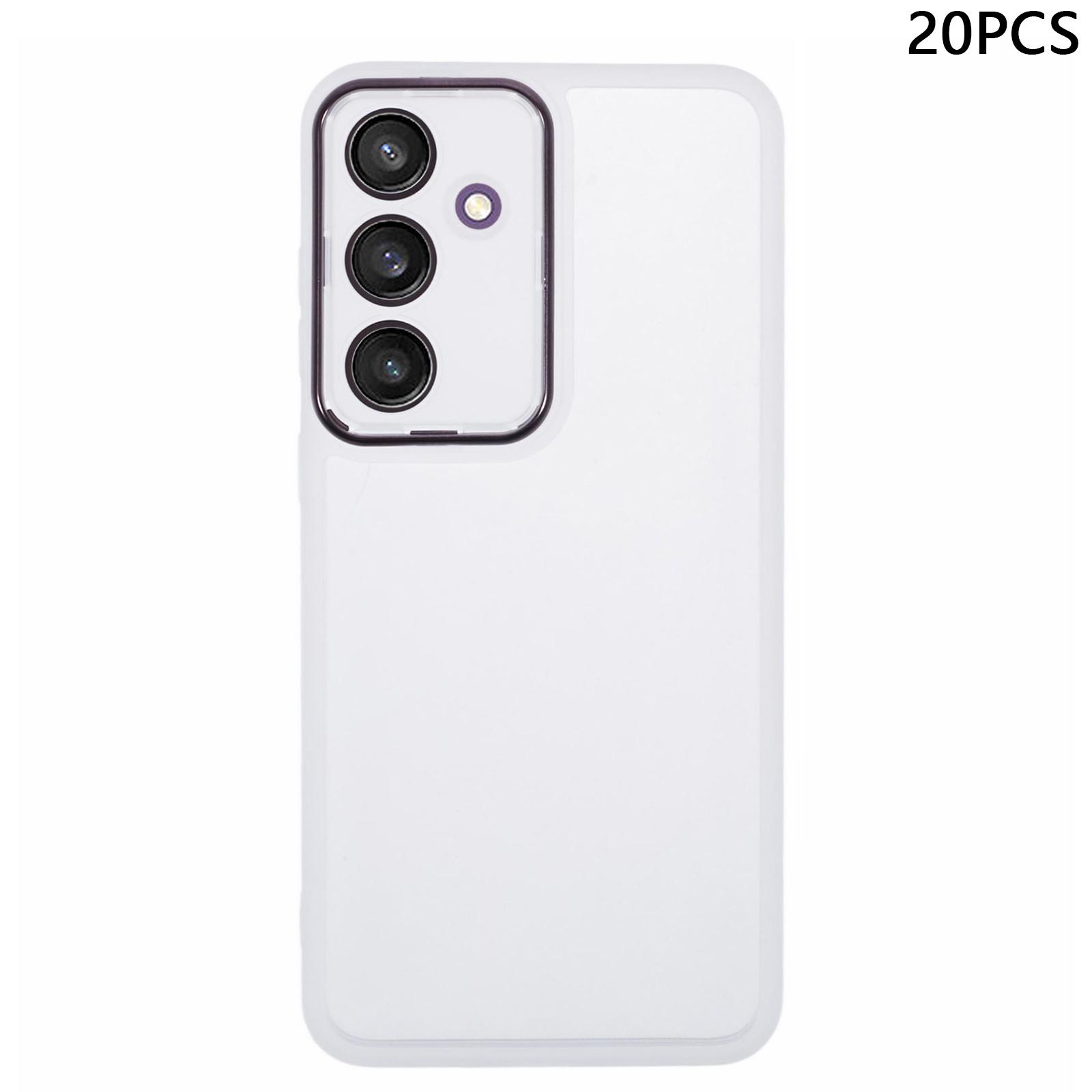 

Bulk Purchasing 20Pcs For Samsung Galaxy S24 FE Case Electroplated Camera Frame TPU Phone Cover Precise Cutouts F
