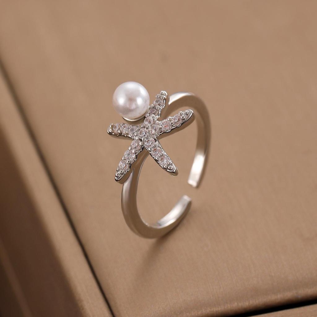 High-End Cross-Border Fashion Bow Ring for Women - European & American Style Open Index Finger Accessory