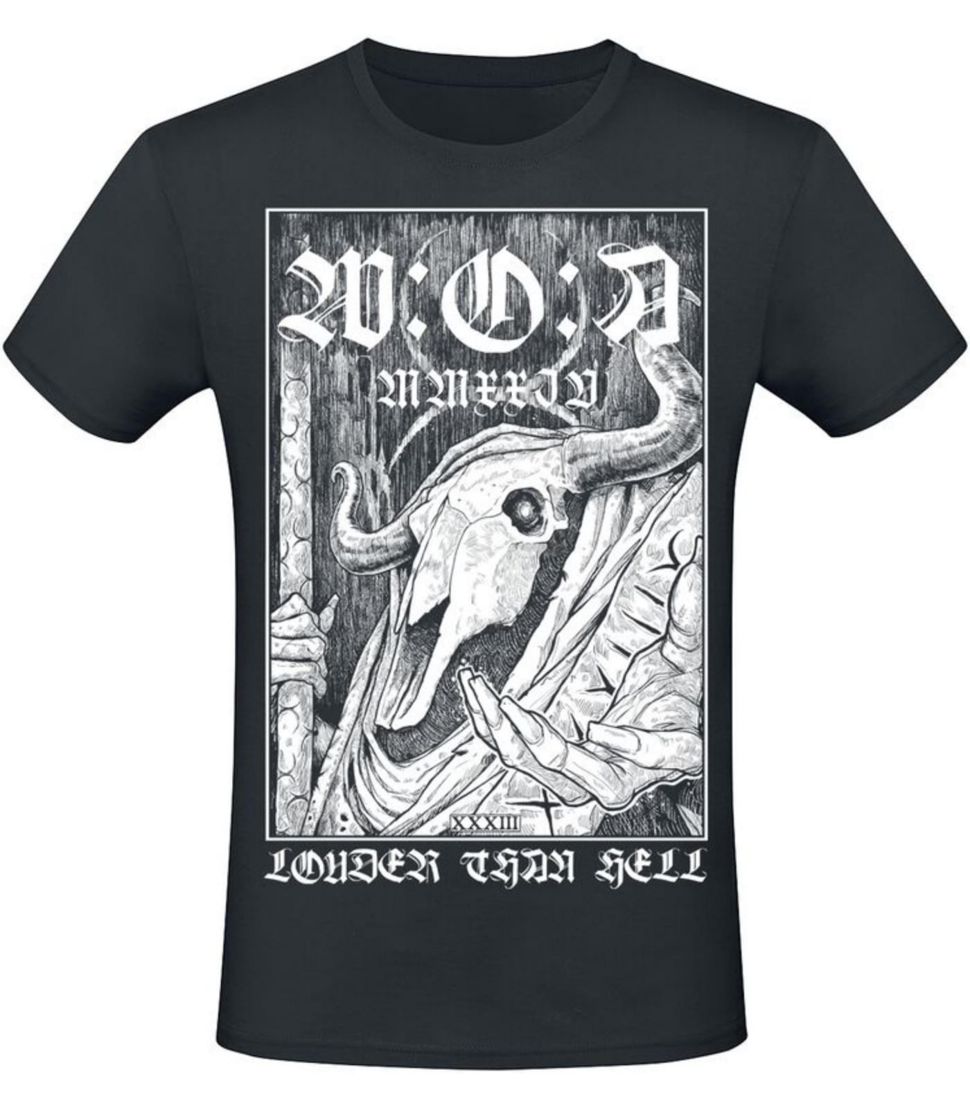 Summon Holy Ground - Hell  T-Shirt Mens Womens Tees Top black by Wacken Open Air 100% Cotton 3XL