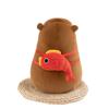 Good Luck Koi Kapibara Doll Holding Fish Backpack Capybara Plush Toy Doll Girlfriend Gift
