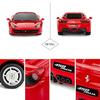 RASTAR 1/24 Scale Ferrari 458 Italia RC Model Car, Electric RC Car, Remote Control Car, Officially Certified Toy Car, Red
