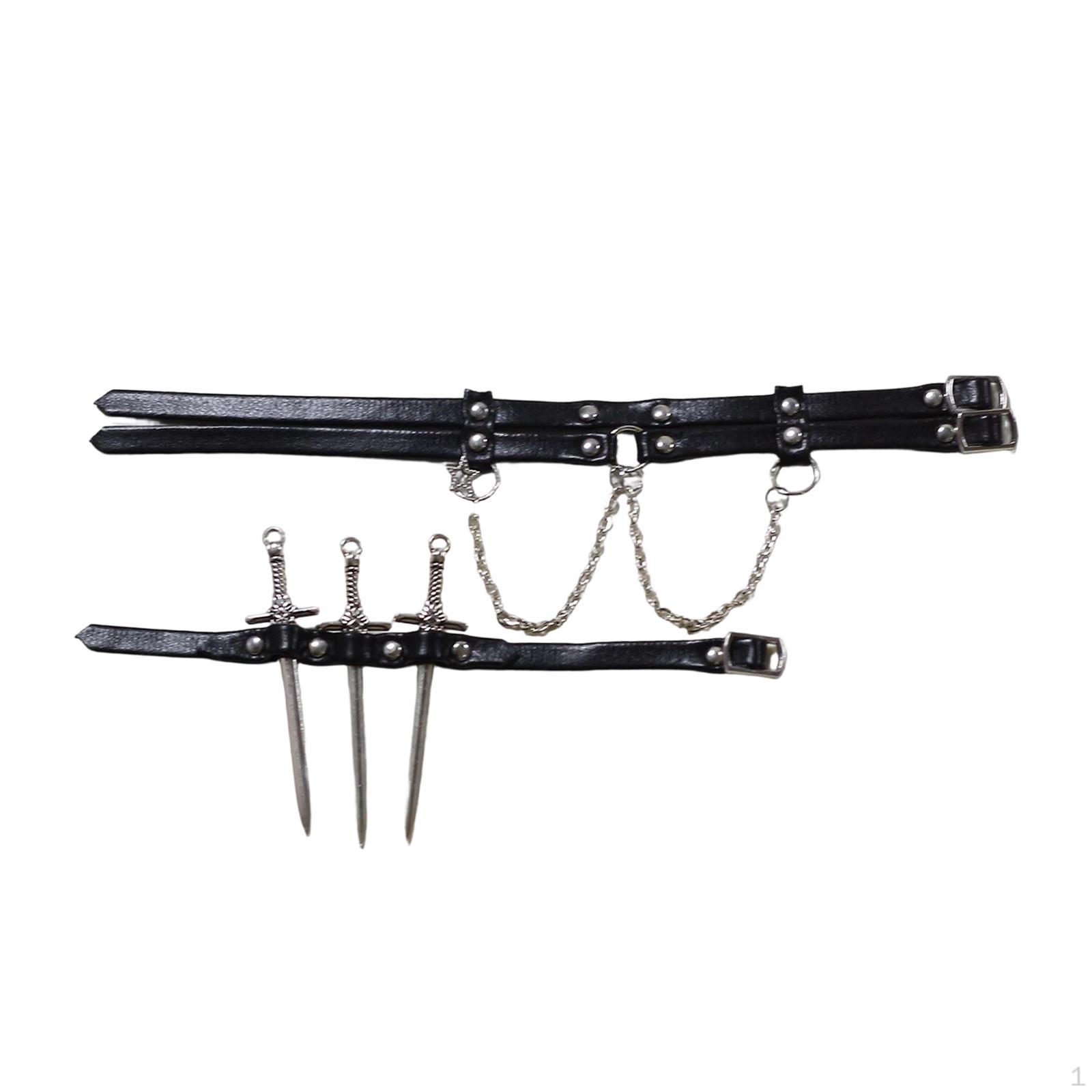 

1/6 Action Figures Accessories Costume Creative Miniature Model Fashionable Doll Outfits чёрный