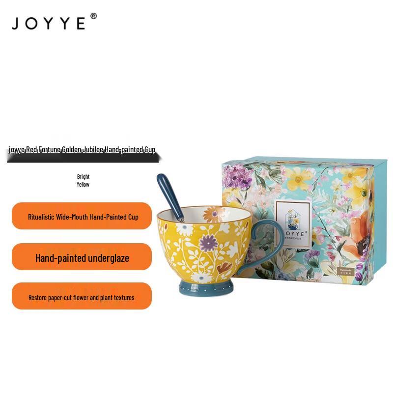 JOYYE Hand-Painted Ceramic Mug