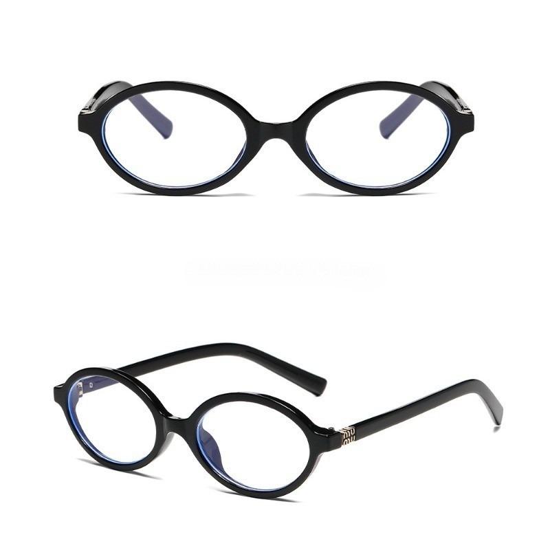 Retro Small Oval Frame Reading Glasses for Women Men Y2K Style Anti Blue Light Presbyopic Glasses with Grade +100 To +400