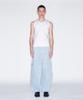 Peulomaleul Wide Fatigue Denim Pants / Stripe