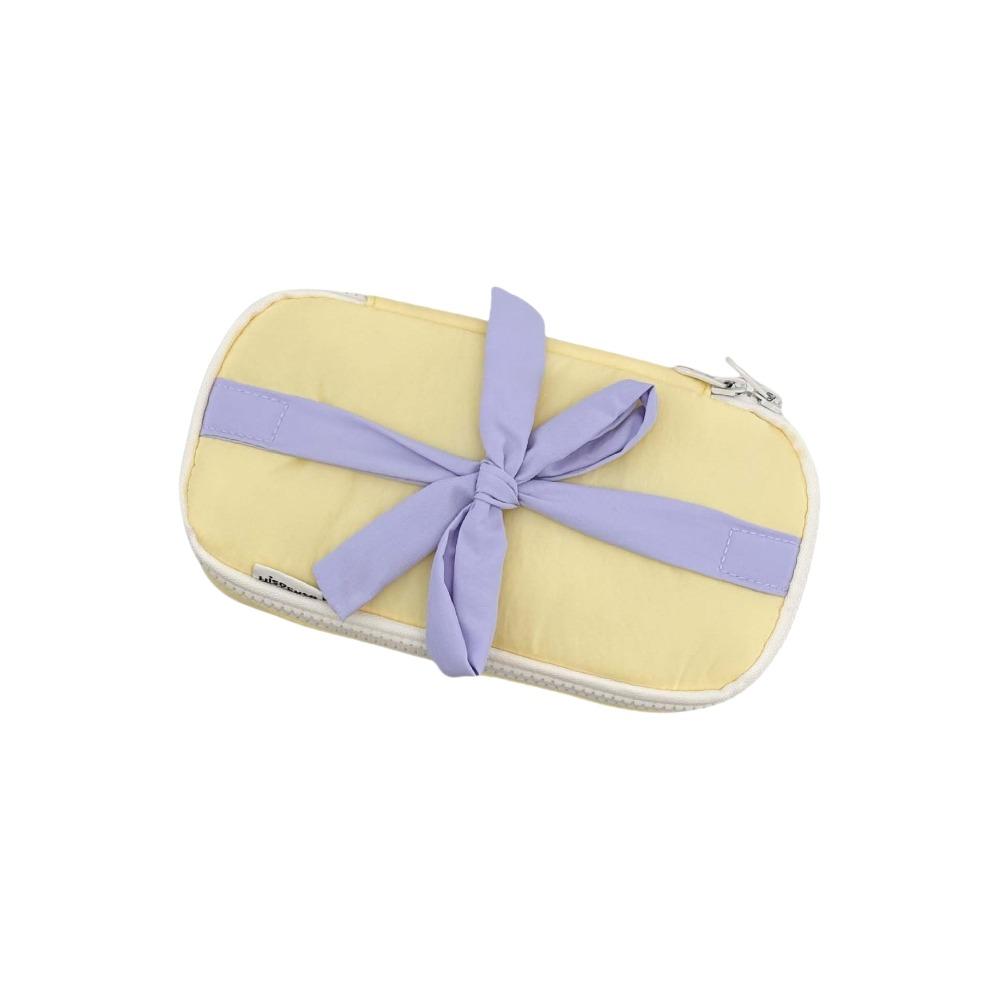 Bowknot Korean Style Pencil Case Large Capacity Bow Pencil Pouch Cartoon Bow Stationery Bag  Office