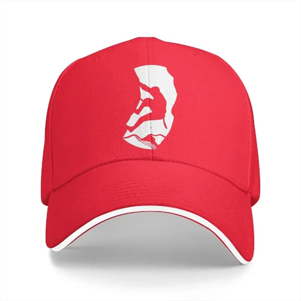 Mountain Climber Multicolor Hat Peaked Unisexs Cap Bouldering Boulderer Hiking Personalized Visor Protection Hats