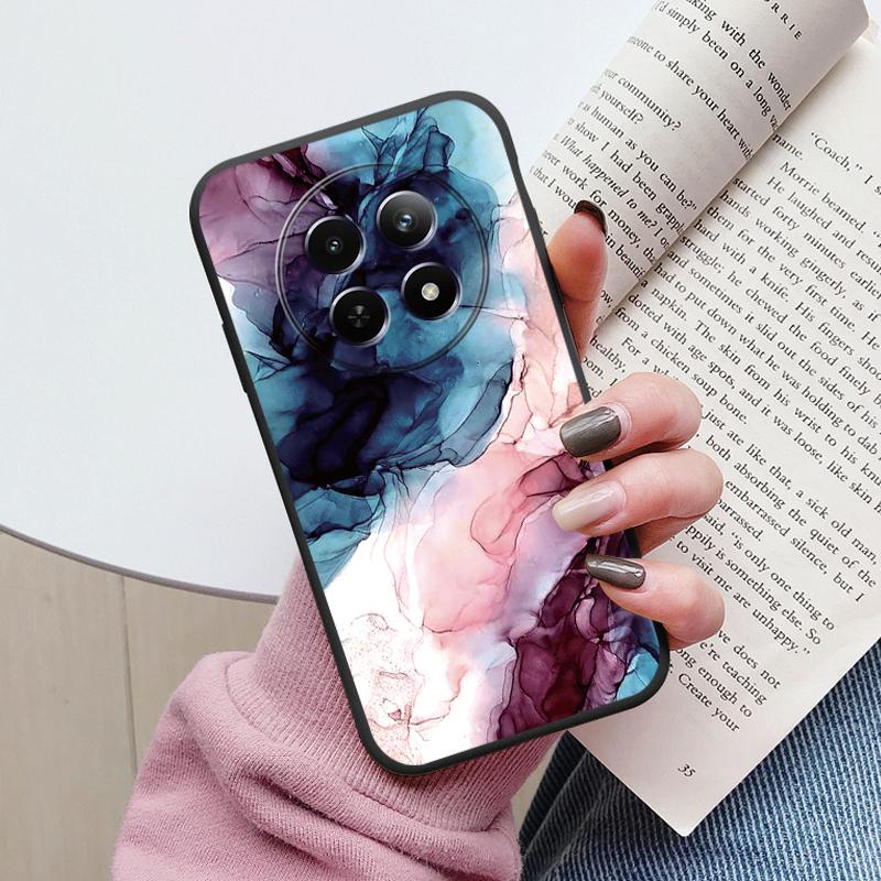 

Luxury Case For Redmi 14C 4G 14R 5G A4 Note 14 Pro 5G Poco C75 Fundas Marble Art Pattern Soft TPU Protection Cover Shockproof Redmi 14C 4G