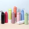 24 Oz Stainless Steel Water Bottle Vacuum Insulated Double Wall Water Bottle Wide Mouth BPA Free Keeps Water Cold for Longer