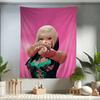 Sängerin Nicki Minaj Hippie Wandbehang Wandteppiche Bohemian Wandteppiche Mandala INS Heimdekoration