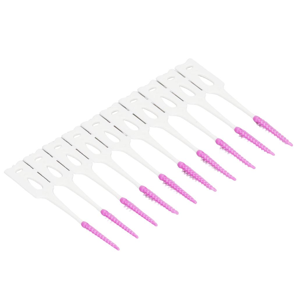 200 ks mezizubních kartáčků Jednorázové Měkké Silikonové Zubní Čisticí Vlákno Párátka pro Ústní Hygienu