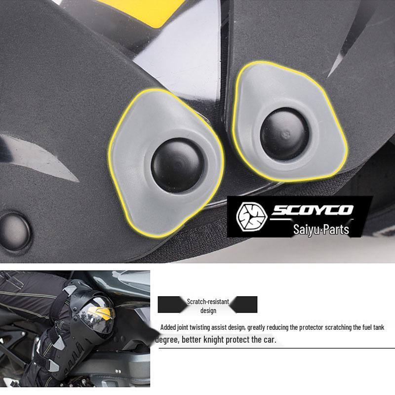 Zestaw ochronny na motocykl terenowy Saiyu: Nakolanniki i nałokietniki, letnie ochraniacze na nogi chroniące przed upadkami, sprzęt do jazdy.