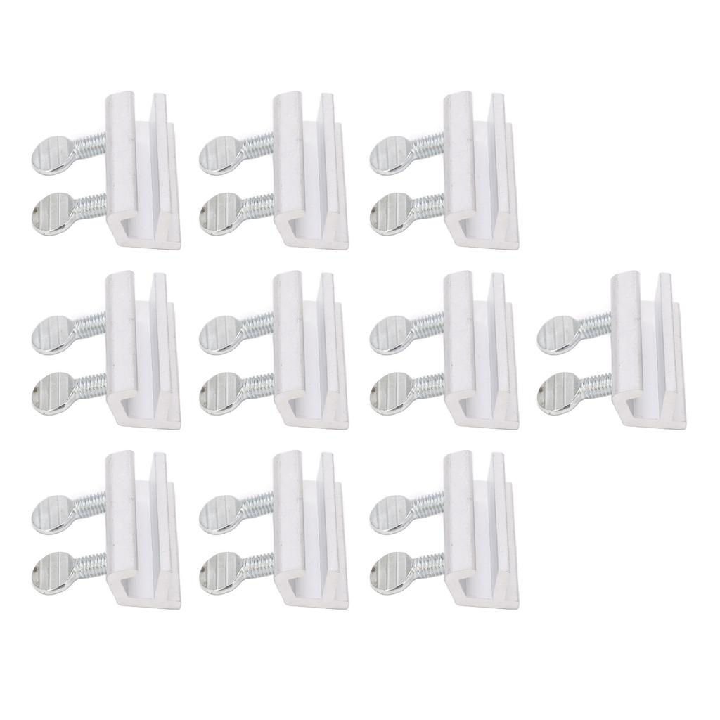 10Pcs Sliding Window Lock Adjustable Vertical Horizontal Sliding Lock Kit for Safety