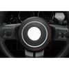 Auto Středový ozdobný kroužek volantu Stříbrná dekorace Vhodné pro Jeep Wrangler Compass Patriot Grand Cherokee 2011 2012