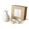 NE Mino Ware Tokkuri Ochoko Set Hare Ke Shinogi Made Japan Microwave Dishwasher Safe Warm Sake Cold One Go NAW-342-SN