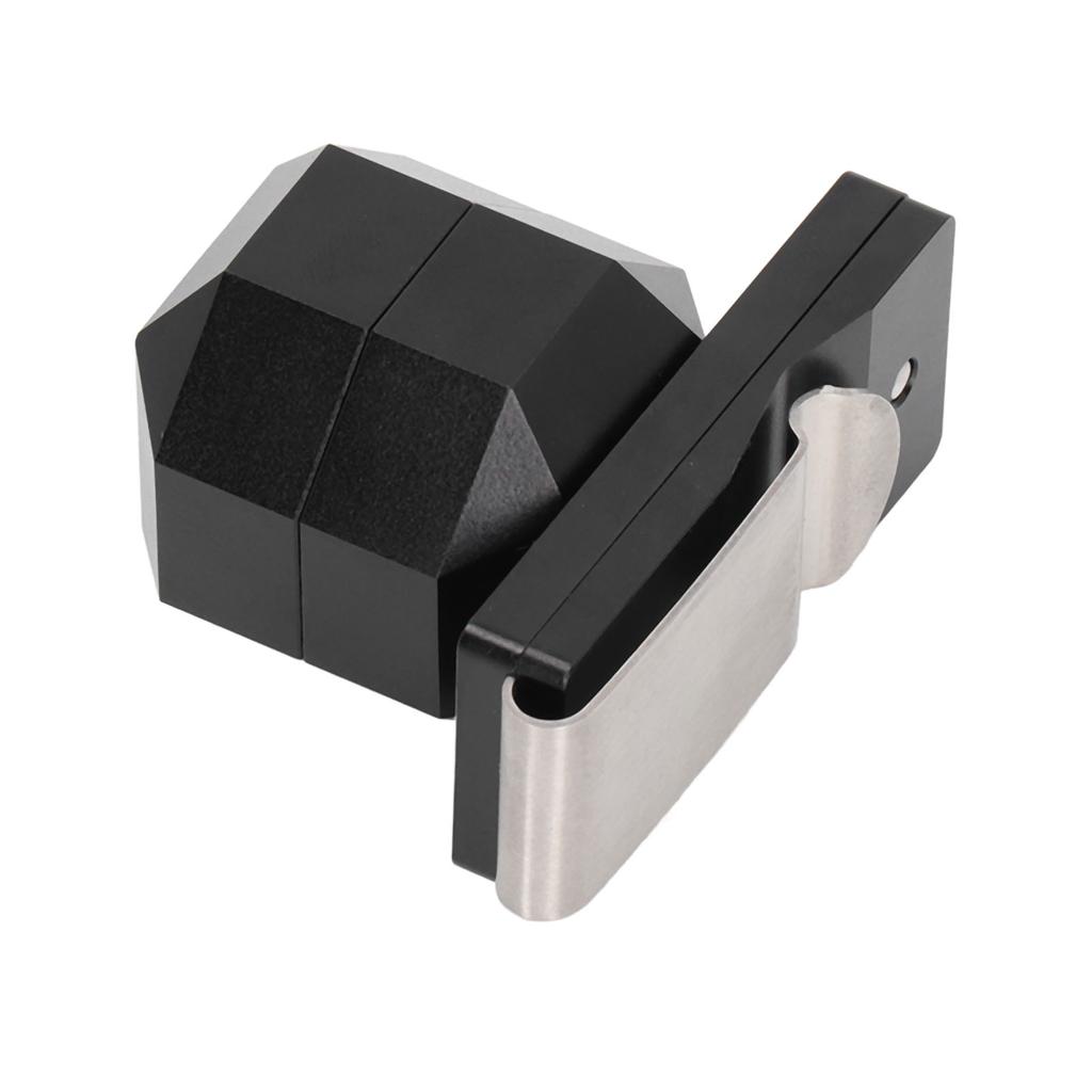 Aluminum Cue Chalk Holder Clip Octagon 2 Layers Silent Billiard Pool Cue Chalk Box Holder Billiard Accessories
