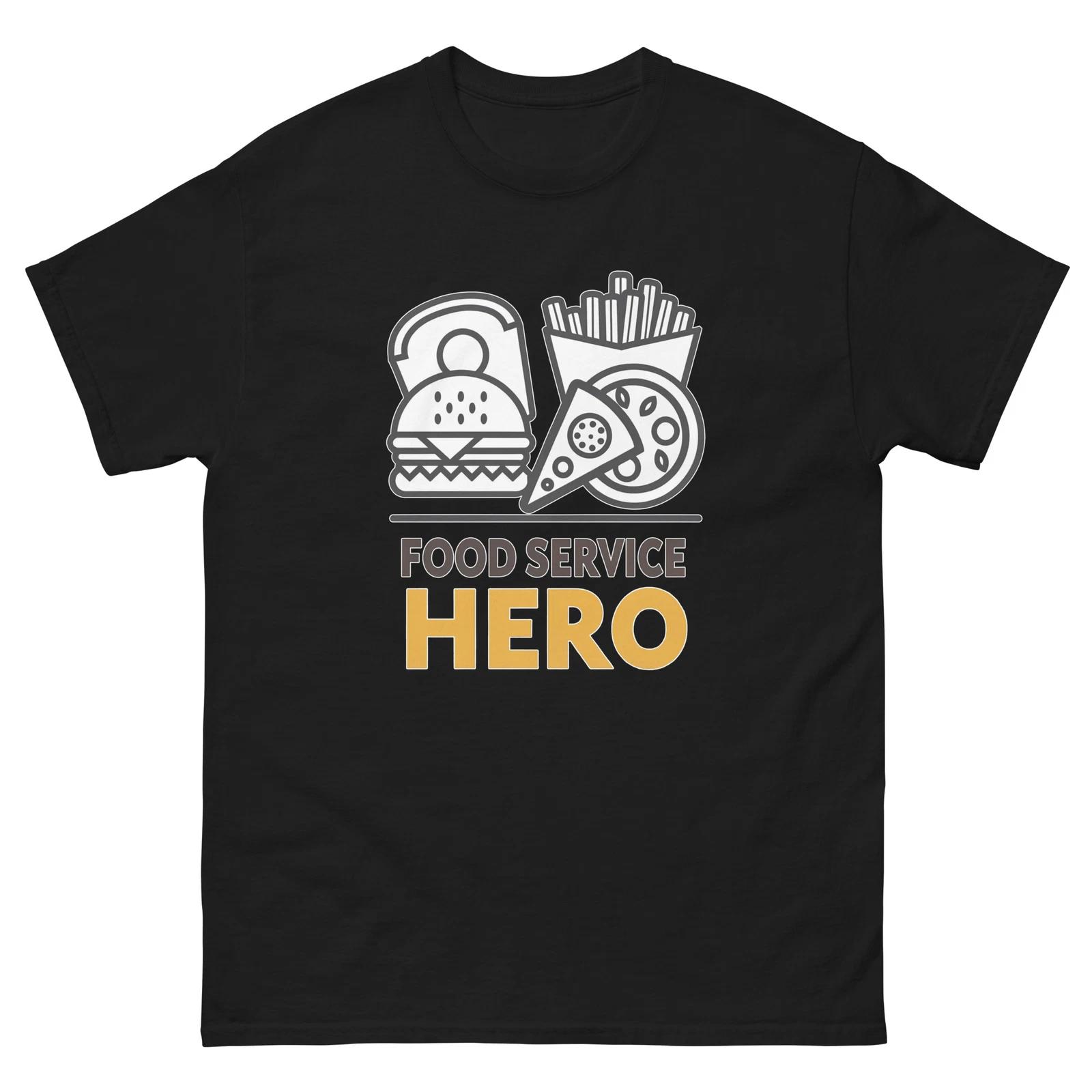 Food Service Hero Occupation Job Professional T-Shirt M
