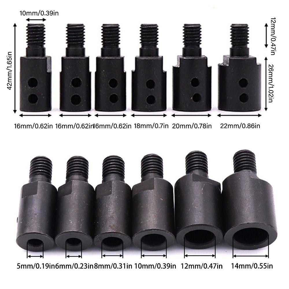 Pneumatic Tool Kit Coupling Shaft Saw Blade Connector Convert Connecting Rod M10 Adaptor Screw