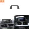 For BMW 1 Series F52 Sedan 2017- Real Carbon Fiber Sticker Central Navigation Display Panel Frame Car Accessories Decorative