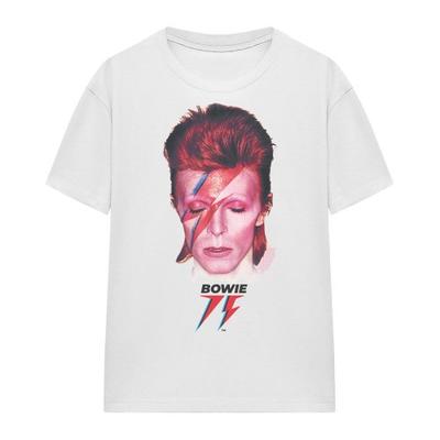 David Bowie Unisex Adult Aladdin Sane Â´75 T-Shirt