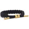 Rastaclat Little Lion Little Lion Basic Series Black Gold Braided Classic Mini Mixed Material Bracelet Uniform Couple Style RCDW126