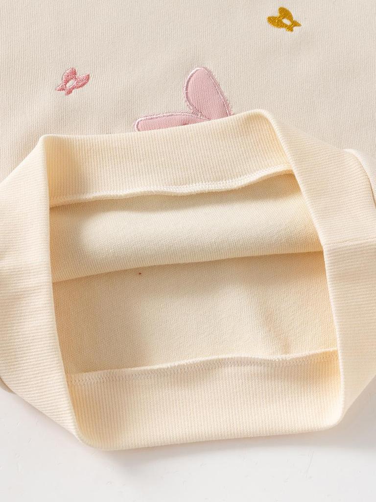 Girls' Autumn Two-Piece Cartoon Outfit - Stylish Baby Clothing Set for Outings