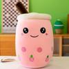 22-70cm Giant Size Bubble Tea Plushies Squishy Milk Tea Boba Pillow Peluche Ice Cream Fruits Juice Drink Bottle Prop Decor Gift