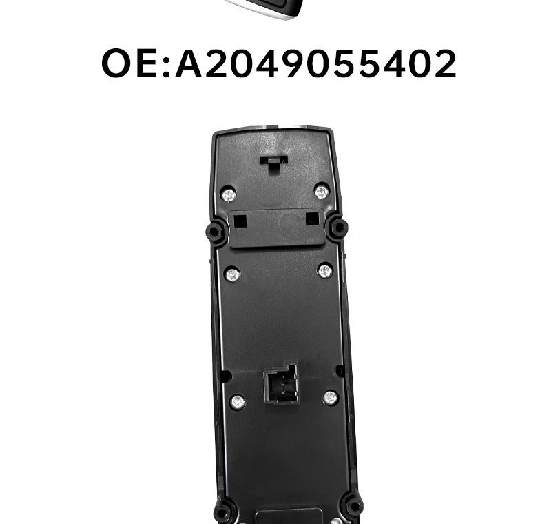 A2049055402 Fits the Driver's Side Window Lift Switch with Folding Mirror for Mercedes-Benz GLA-Class.