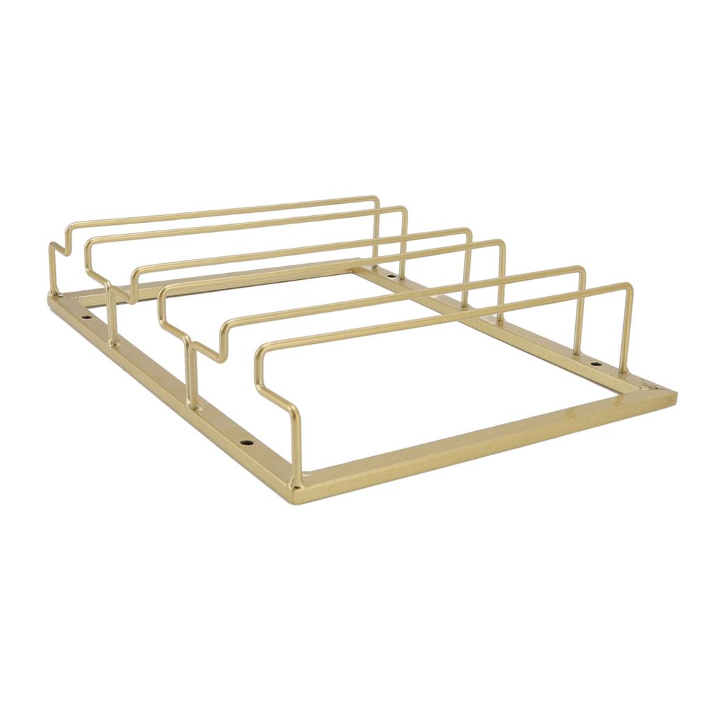 Iron Art Upside Down Wine Glass Holder European Style Hanging Wine Glass Rack Under Cabinet Gold