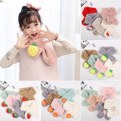 Boys Girls Collar Thickening Cute Kid's Scarves Children Shawls Toddler Scarf Neckerchief