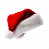 Red Santa Hat with Topper | White Snowy Trim Trim, Christmas Hat, for Costume Parties