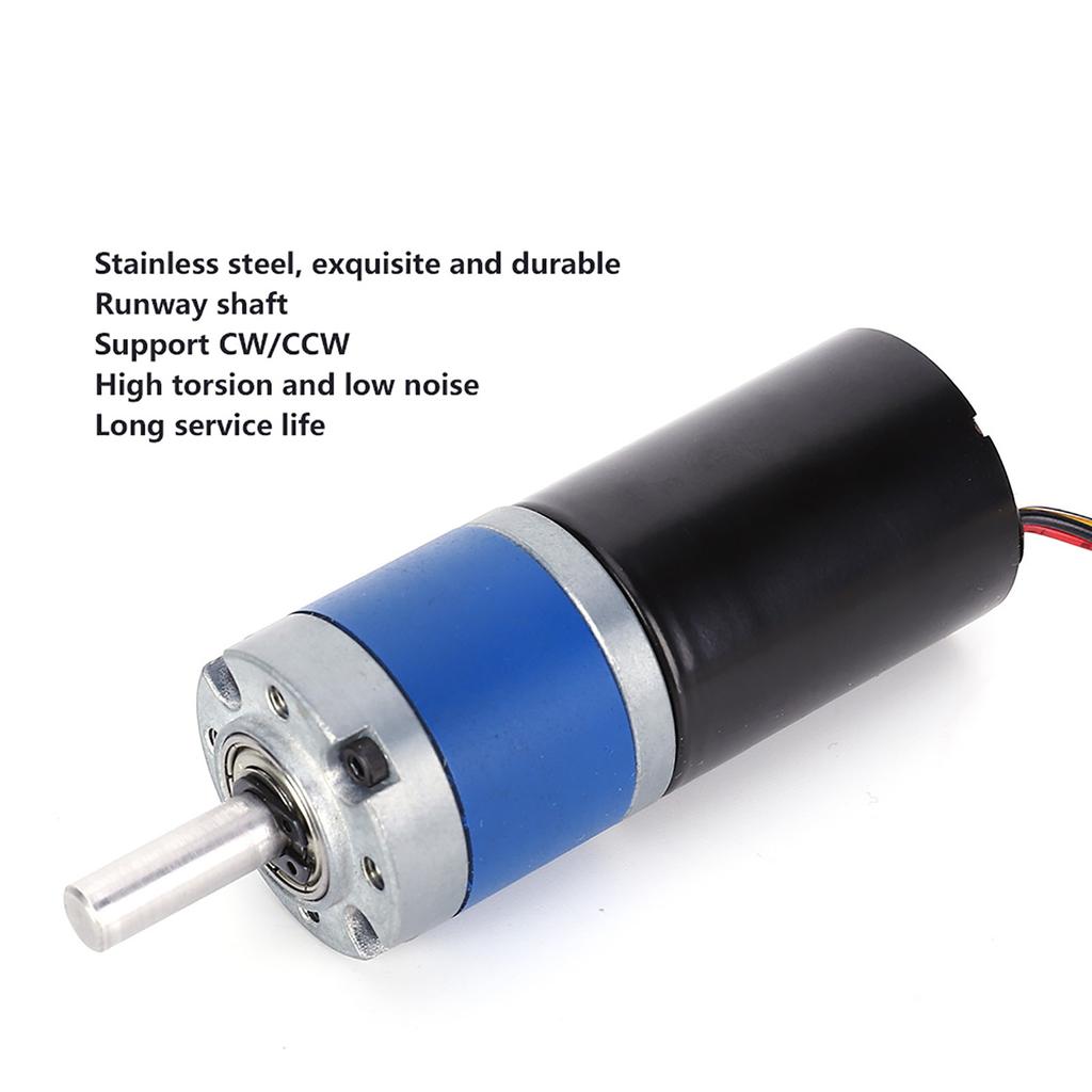 Brushless DC Motor Mechanical Parts Metal Gear 36MM High Torsion Low Noise Wear Resistant 12V