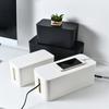 Cable Management Box Desktop Power Strip Storage Box Dustproof Socket Storage Box Home Wire Case Wire Management Cable Organizer