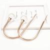 1pc Large Stylish Curtain Hold Back Metal Tie Tassel Arm Hook Loop Holder U Shaped Round Window Wall Decoration Hanger 2024 LS