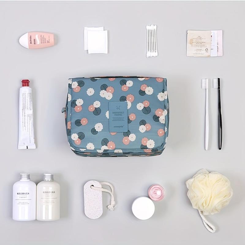 Cosmetic Bag Women Travel Pouch Waterproof Toiletries Beauty Organizer Ladies Bathroom Neceser Makeup Storage Bag With Hook Wash