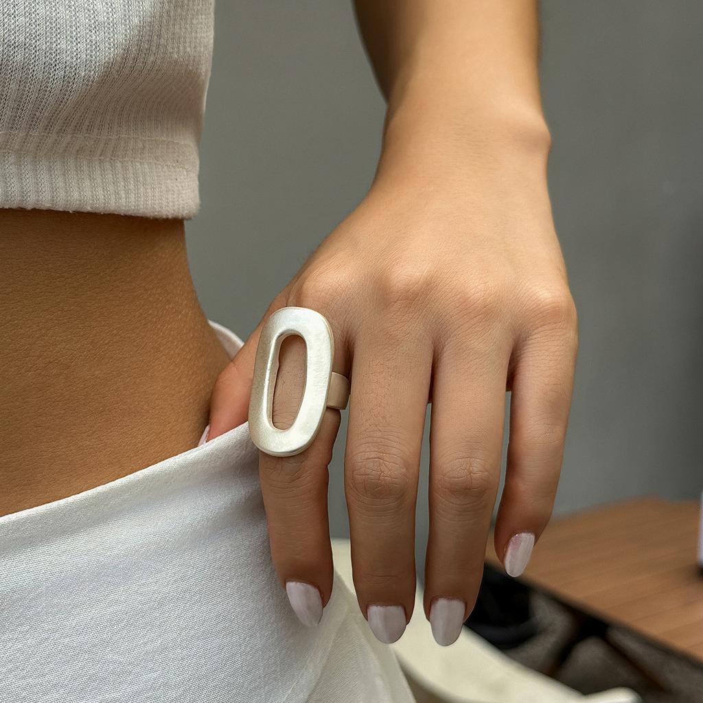 Äkta guld galvaniserad pärla zirkon skarvad fjärilsring, utsökt och vacker ring, franskt temperament, lätt lyxigt armband