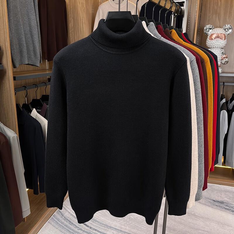 Men's Thickened Plush-Lined Turtleneck Sweater YTMTST6871