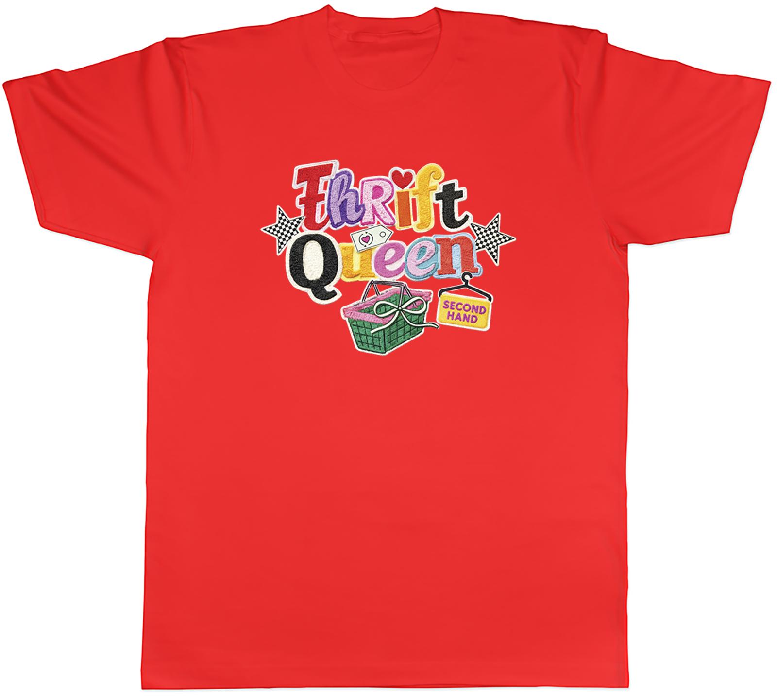 Thrift Queen Discount Bargain Shopping Unisexs TShirt Tee Gift Top S