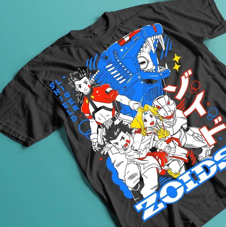 Zoid Tshirt Geno Series Psychogeno Geno Saurer Anime Zoids Shirt Black S