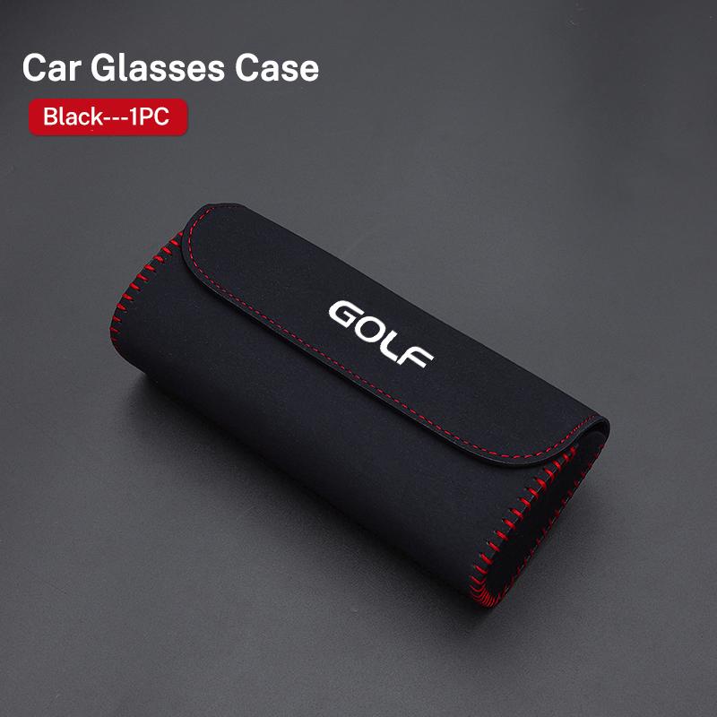 For VOLKSWAGEN VW Car Glasses Case Auto Sun Visor Glasses Clip Card Ticket Holder Multi-Function Holder For VW Volkswagen Golf P