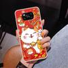 Chat Porte-Bonheur Maneki Neko Étui de Téléphone Japonais pour Xiaomi Poco X5 X6 X7 Pro X4 Gt F7 Ultra M8 M7 Redmi 15C 15 13C 13 12C 12 Unique Co