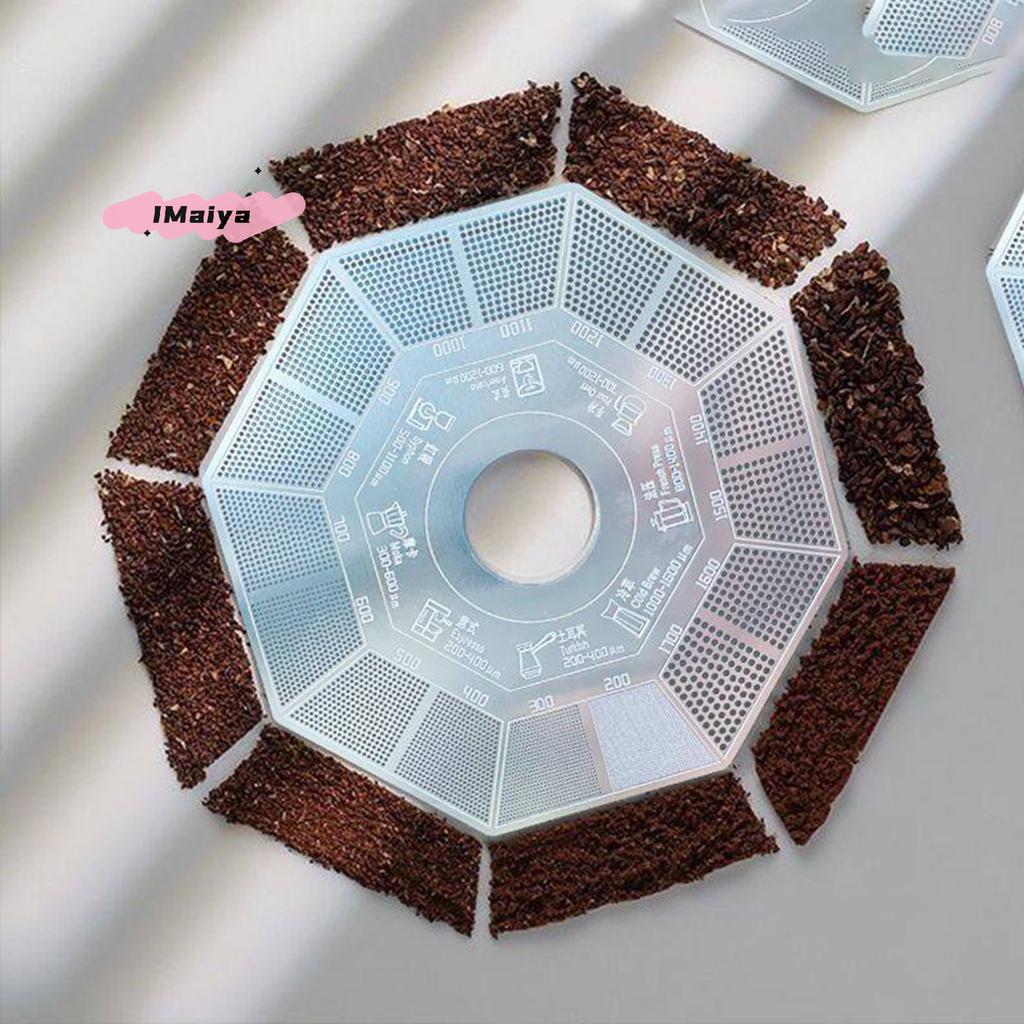 Coffee Powder Grinder Thickness Comparison Card Grinding Reference Scale Accurate Measurement Coffee Accessories