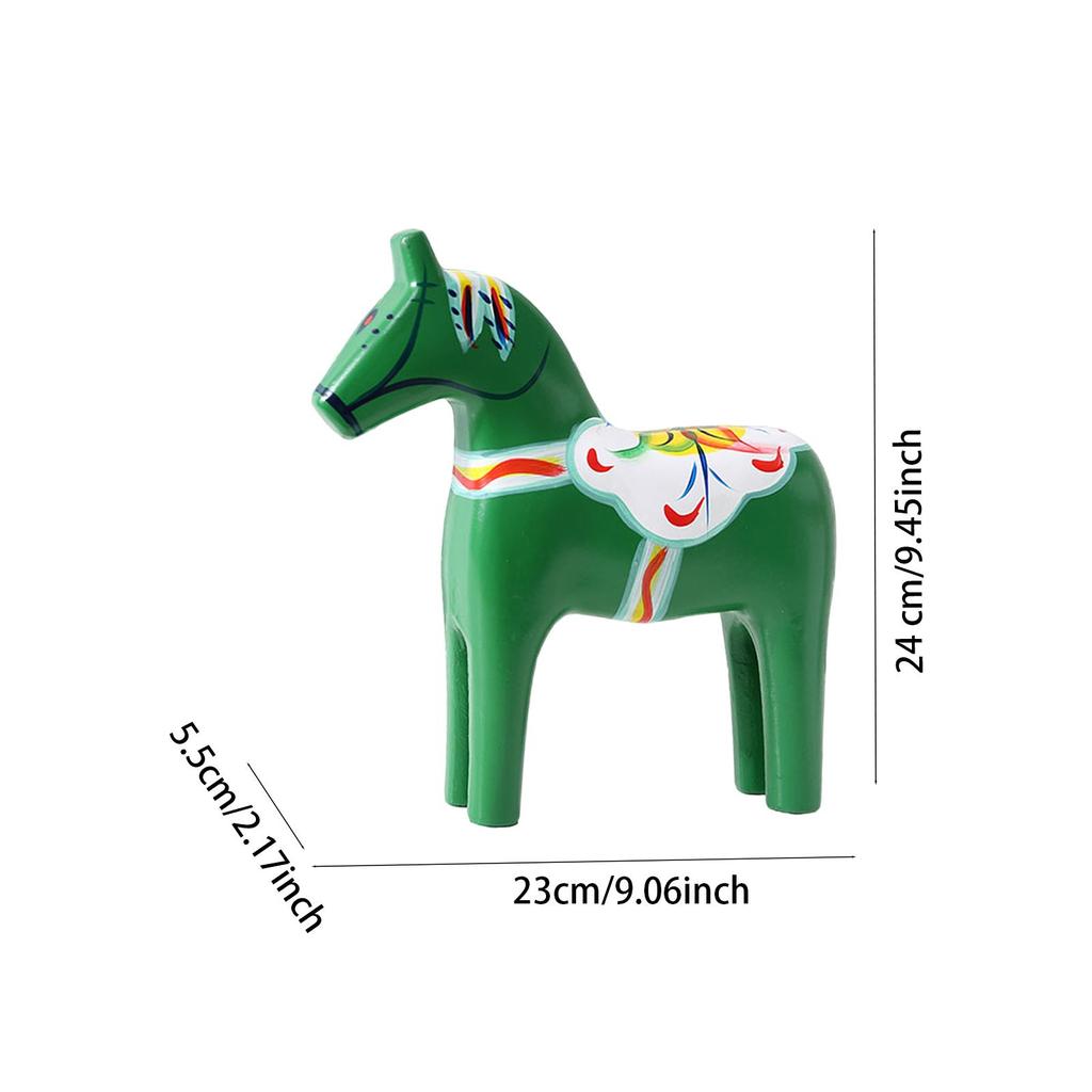 Dalecarlian Horse Statue Novelty for Housewarming Gift Memento Home Decor