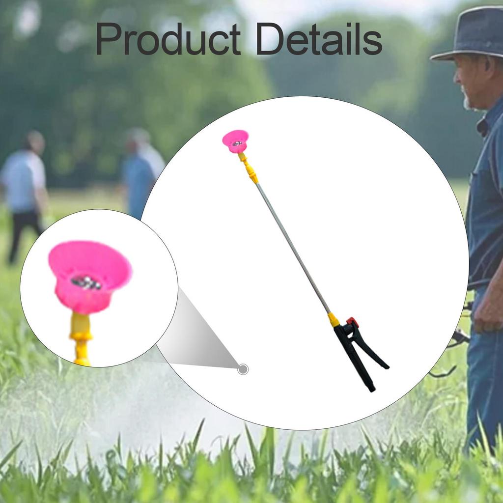 Retractable Spraying Rod Stainless Steel Adjustable Garden Sprayer Wand Watering Tool for Outdoor Plants Cleaning