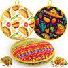 Pack of 3 Safe Food Warmers Craft from Soft Polyester with PP Cotton Filling Ensuring Safe Food Warmth and Durability