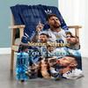 Messi 260 Customize Text Blanket Cozy Customizable Blanket Comfortable Suitable for Chair Bedding Office Picnics Four Seasons Universal