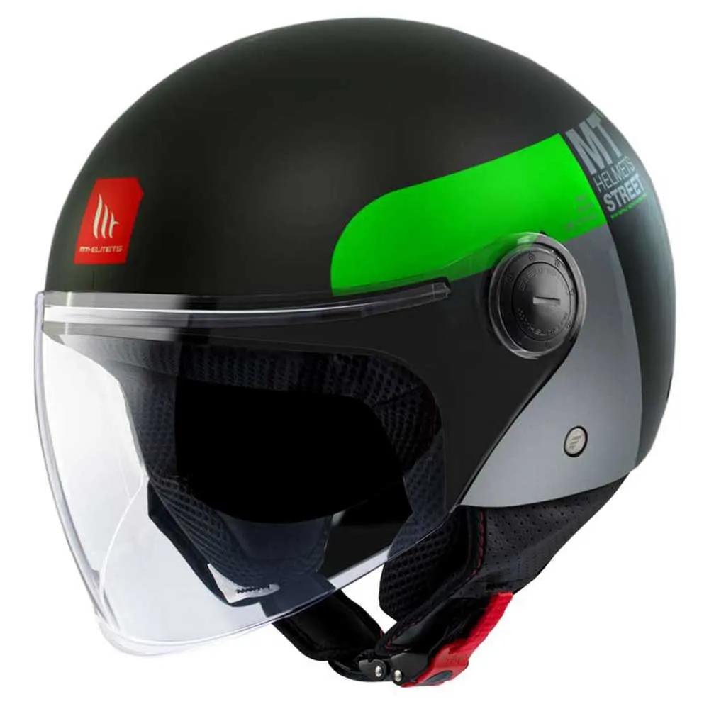 MT Helmets Open Face Helmet Street Inboard
